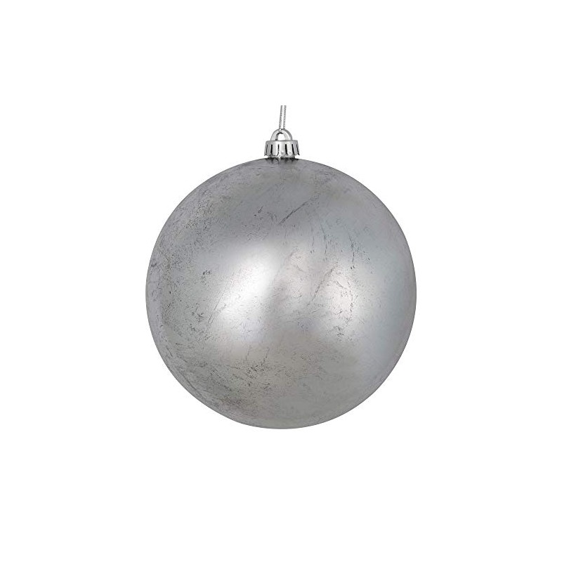 Vickerman 4" Silver Foil Ornament, 6 per Bag