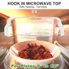 3 in 1, JesDiary Hook Top Microwave Cover for Food