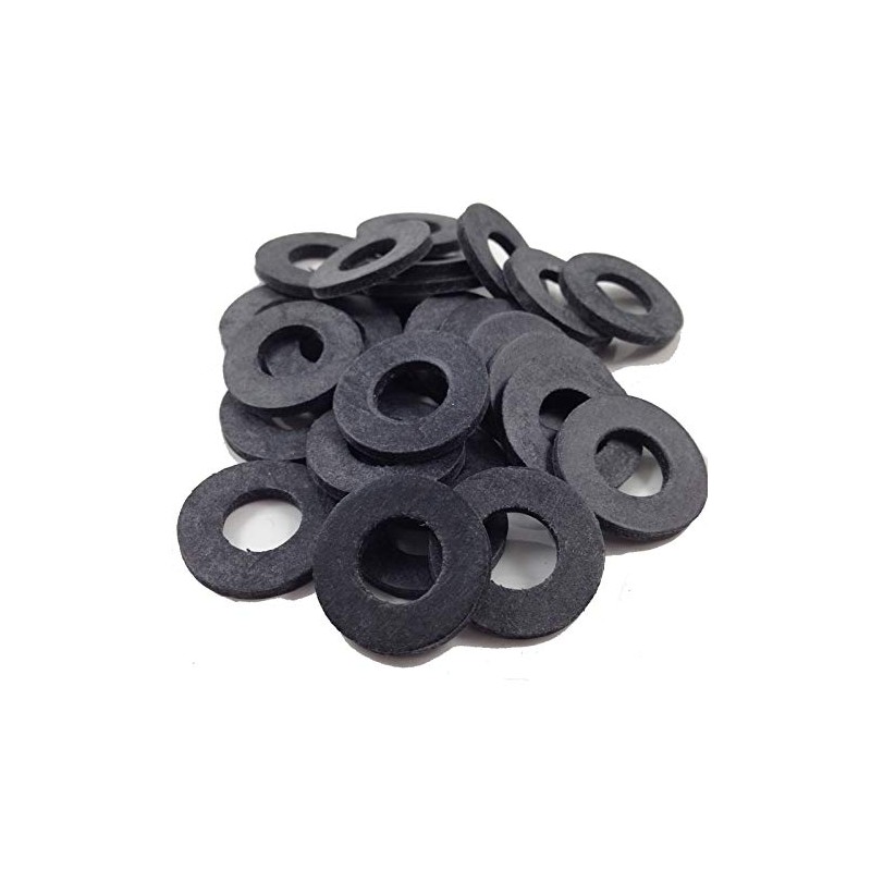 TERF® M8 Black Rubber Flat Washer M8 / 8mm ID