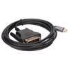 USB C 3.1 to DVI Cable 190cm/74.8in Clear Stable Type