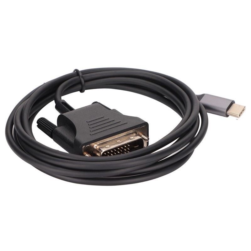 USB C 3.1 to DVI Cable 190cm/74.8in Clear Stable Type