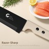 CuCut 12-Piece Kitchen Knife Set, Nonstick Coating Chef Knives Set