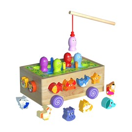 MITEGELO Juguetes educativos de Pesca de Animales, Peces de Juguete para niños para educación de estimulacion temprana, adecuados para Regalos para niños.