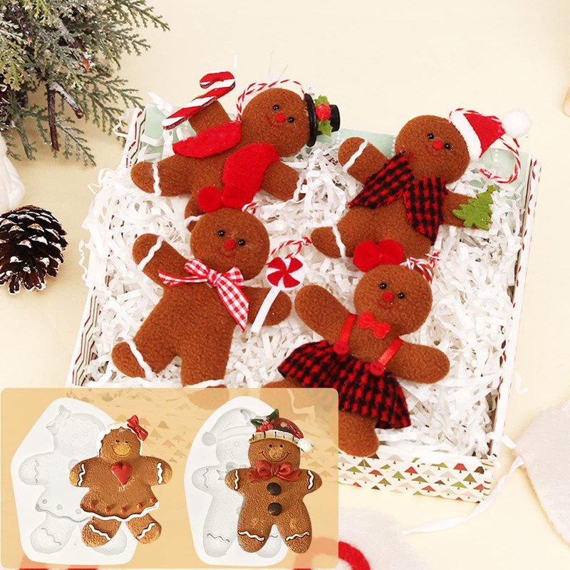 Christmas Gingerbread Fondant Mould