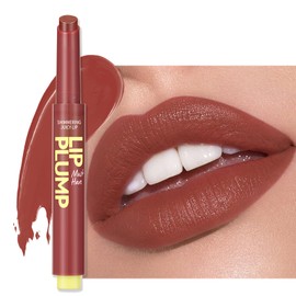 Erinde 2 in 1 Lippenstift & Lip Balm, 24 Stunden Halt Hanganhaltender Lipstick, Wasserfest Feuchtigkeitsspendend Lip Gloss, Pflegender Lippen Makeup Stick Shimmer
