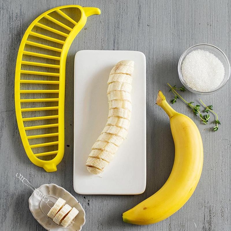 Banana Slicer, 1 Count Reusable Banana Cutter, Fruit Slicer, Kitchen