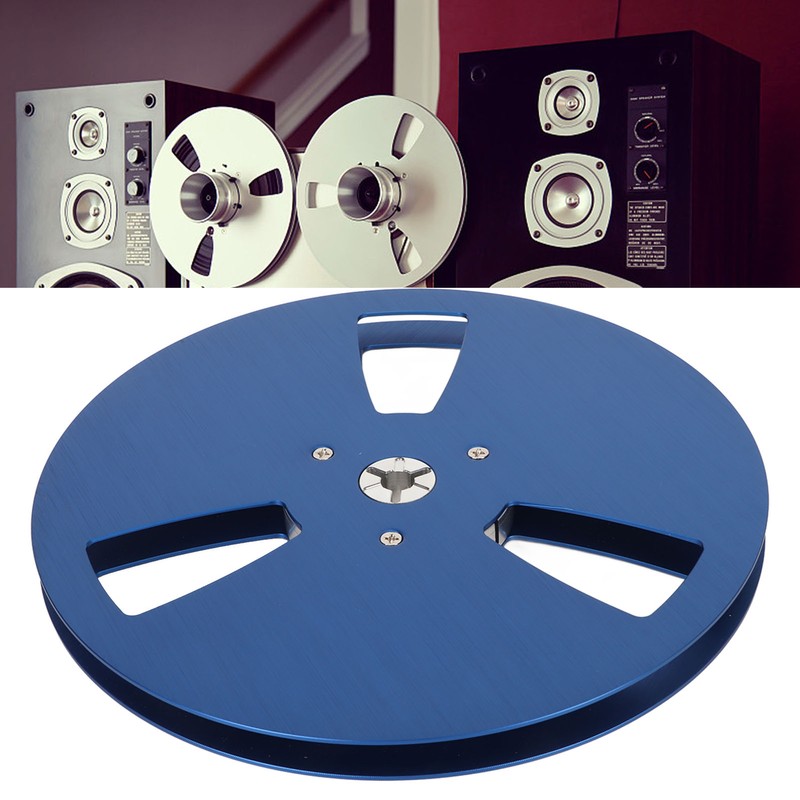 1/4 7 Inch Empty Tape Reel Aluminum Alloy 3 Hole