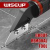 WISEUP Caulking Tool，6 in 1 Caulk Remover Tool with Grout