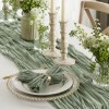 Caminos De Mesa Gasa Elegante Boho Decoración De Mesa Y