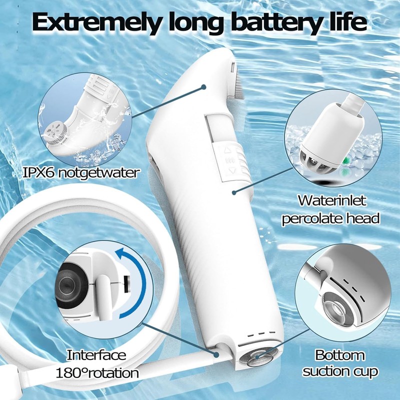 Ducha De Glúteos para Hombres Mujeres Niños,2.5L Eléctrica Portable Bidet,Botella