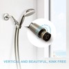 OFFO Shower Hose, Brushed Nickel 1.2m Kink Free Stainless Steel