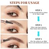 Eyebrow Pencil with 4 Tips Micro Head, Eyebrow Pencil Micro