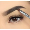 Duo Eyebrow Brush & Spoolie by Impora London. Flat, Angled
