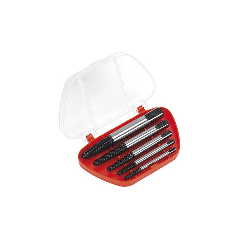 Sealey Ak722 Screw Extractor Set 5Pc Helix Type