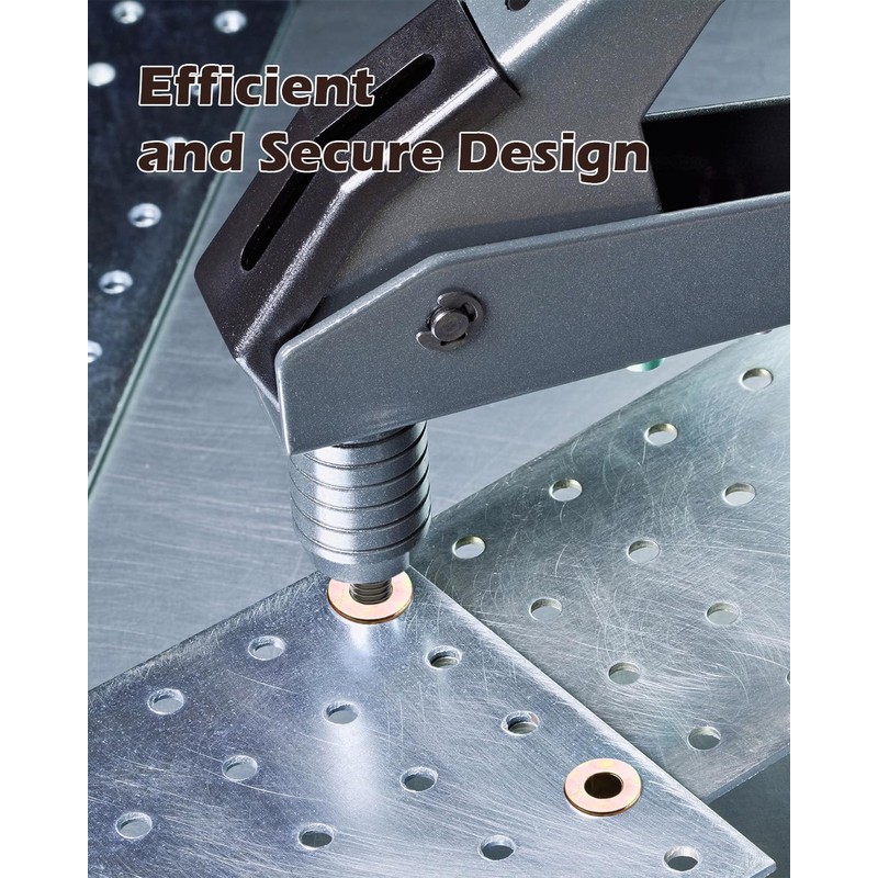 AOKLIT 50 Pack Multi-Grip Rivet Nut Kit, 5/16-18 Rivet Nut