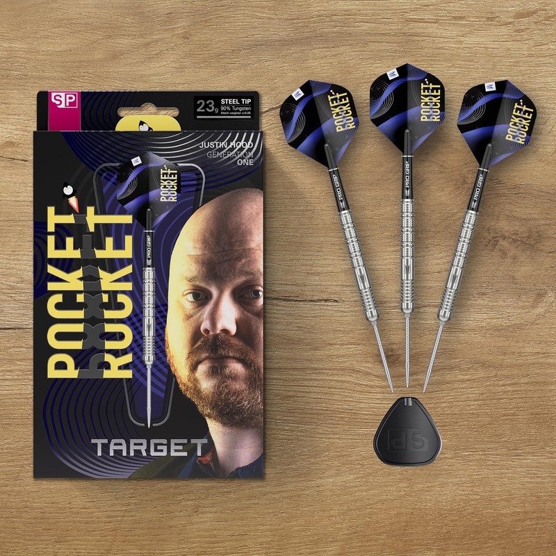 Target Darts Justin Hood G1 Steel Tip 90% Tungsten Swiss