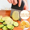 Crinkle Cutter, Stainless Steel Potato Chipper Chip Cutter, Potato Cutter