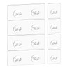 Hetjosee Shower Caddy Adhesive Replacement Hook, 8Pcs Heavy-Duty No Drilling