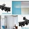 YLNANMI Flexible Bendable Curtain Track Ceiling or Wall Mount 16.4FT(5m)-