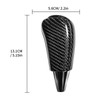 BLAKAYA Compatible with Real Carbon Fiber Black Gear Shift Knob