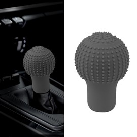 Car Gear Shift Knob Cover, Silicone Anti-Slip Auto Knob Gear Stick Protector, Elastic Silicone Car Automatic Shift Protector Cover for Men Women, Universal Car Interior Accessories for Most Models