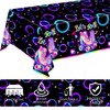 LINHAXM 3 Pack Roller Skating Tablecloths, Roller Skating Party Decorations,