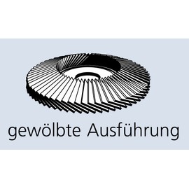 Klingspor 94926 Abrasive Mop Disc SMT 626 180x22,23 mm, 10 pcs. Grain: 40