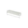 Sealskin Brix Towel Rail with Shelf, Bathroom Shelf with Integrated