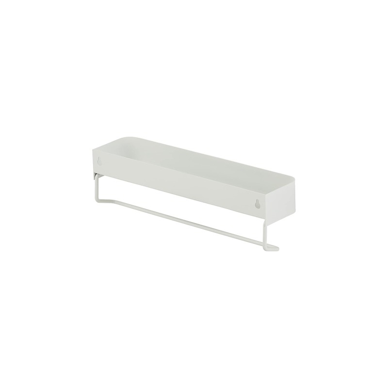 Sealskin Brix Towel Rail with Shelf, Bathroom Shelf with Integrated