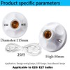 25ft Light Bulb Base with Cord E26/E27 Light Socket with