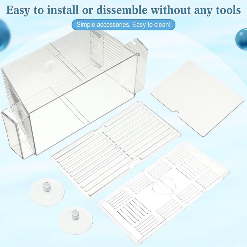 Wenqik Fish Breeder Box for Aquarium Fish Acclimation Box Breeder