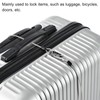 PATIKIL Security Steel Cable 2.5mm x 1m/3.28ft Coated Luggage Lock