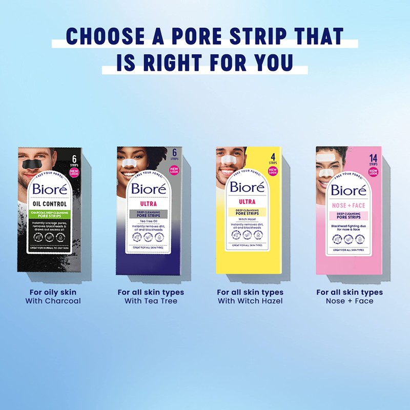 Bior Biore Charcoal Pore Strips - Pack of 6