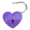 Padlock, Metal Heart Shaped Lock with Key, Metal Lock for