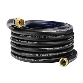 50 FT Garden Hose, Flexible No Kink Heavy Duty Garden Water Hose Flex Copper Bullet Collapsible Washer Rubber Hose 5/8" Soft Lightweight Outdoor Waterhose Manguera Para Jardin