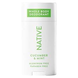 Native Desodorante En Barra para Todo El Cuerpo Contiene Ingredientes de Origen Natural, Desodorante para Hombres y Mujeres | 72 Horas de Protección Contra Olores, Sin Aluminio Con Aceite de Coco y Ma