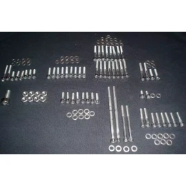 Stainless Cycle KAWASAKI Z1 KZ900 KZ1000 POLISHED STAINLESS ENGINE BOLT KIT SCREW SET 1973-78