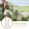 hemoton 5 Sets 400ml Lamb Feeding Bottle Sheep Goat Milk
