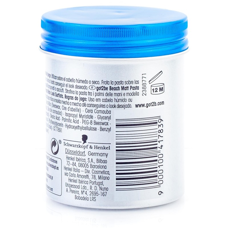 GOT2B BEACH BOY matt paste sufer look 100 ml