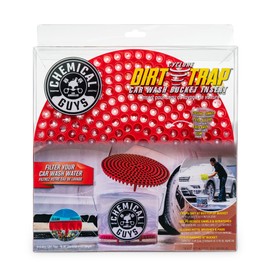 Chemical Guys DIRTTRAP02 Cyclone Dirt Trap Car Wash Bucket Insert Car Wash Filter Removes Dirt and Debris While You Wash (Red) 12" Diameter Great for Washing Cars, Trucks, SUVs, RVs & More