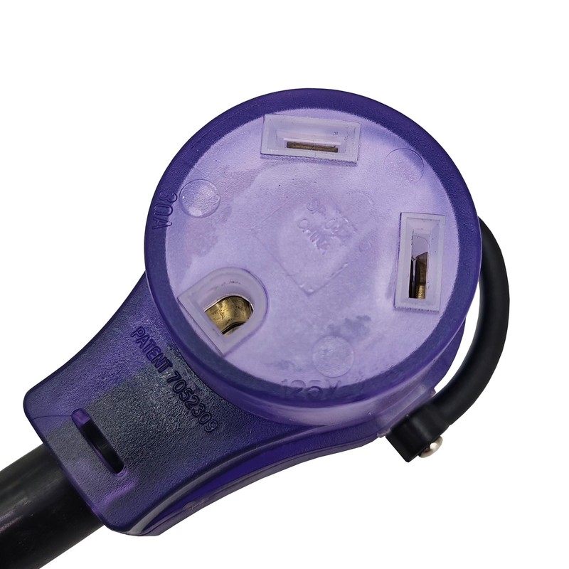 Dryer Splitter Adapter Piggy-Back NEMA 14-30P and 14-30R (to TT-30R)