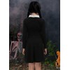Kids Girls Long Sleeve Collar Flare Dress Wednes Costume Casual