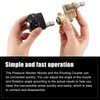 Tondiamo 2 Pcs Pressure Washer Nozzle and Pivoting Coupler Kit