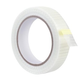 Cinta adhesiva de filamento transparente, cinta resistente, cinta resistente a la intemperie de alto rendimiento para sellar, envío, embalaje, usos residenciales, comerciales e industriales (1