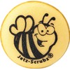 Bee Themed Round Kitchen Scrubber Sponge, Scratch-Free, Odor Resistant, Dishwasher