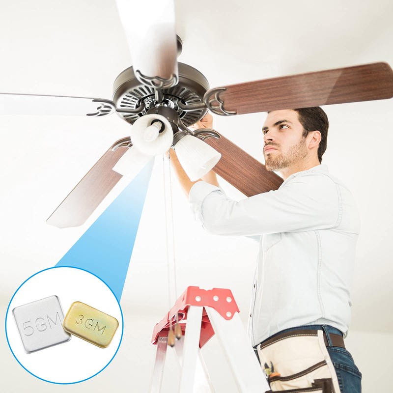 21 Pieces 6 Sets of Ceiling Fan Balancing Kit Fan