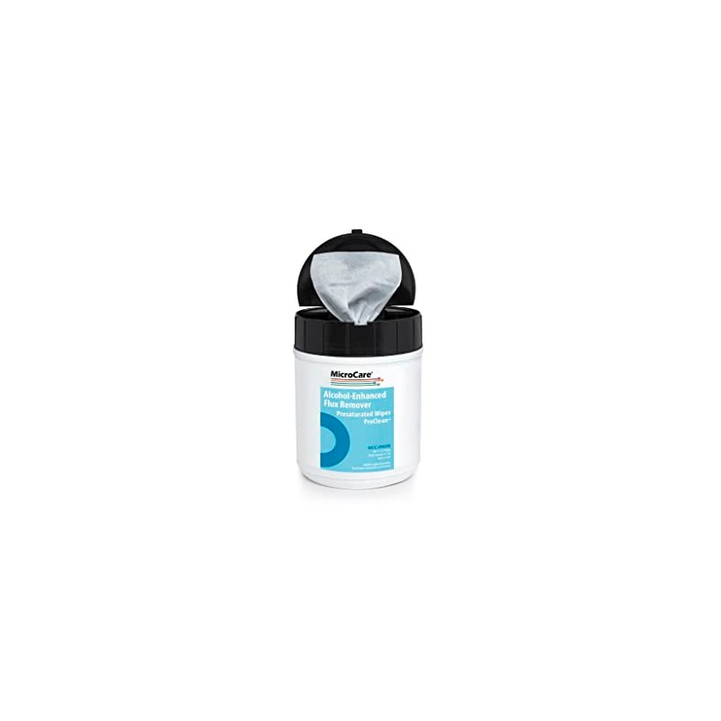 Micro Care MCC*PROW Alcohol Enhanced Flux Remover PreSaturated Wipes