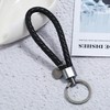 [EXDUCT] Bicycle Key Chain, Leather, Bike/Bicycle Key Chain, Key/Car (Black),