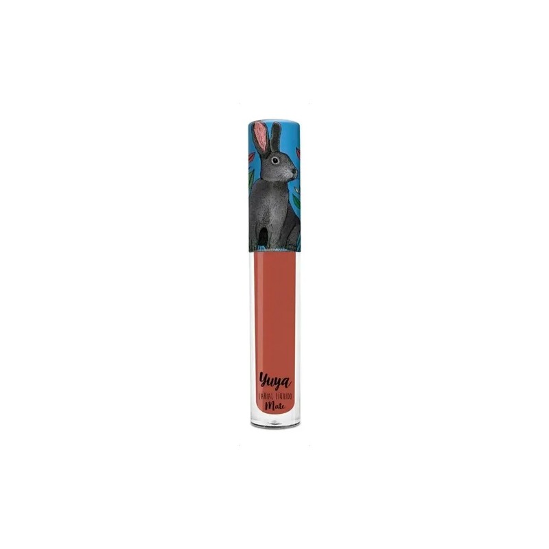 Labial Líquido Mate Yuya Color Quédate Coral Claro Larga Duración