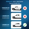 Nilight Durable Rain Guards for Toyota Tacoma Double Cab 2016